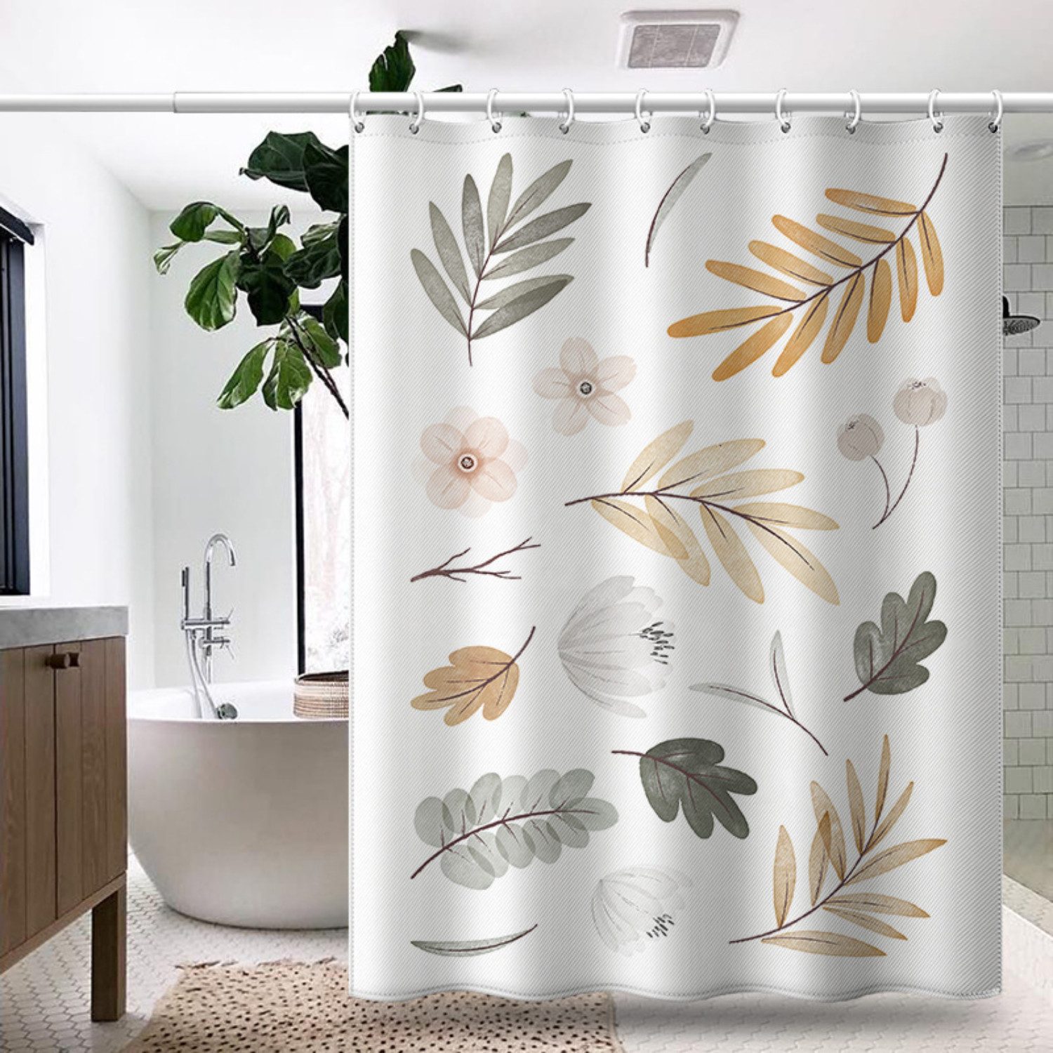 BYSURE Duschvorhang Breite 120 cm (1-tlg), günstig online kaufen