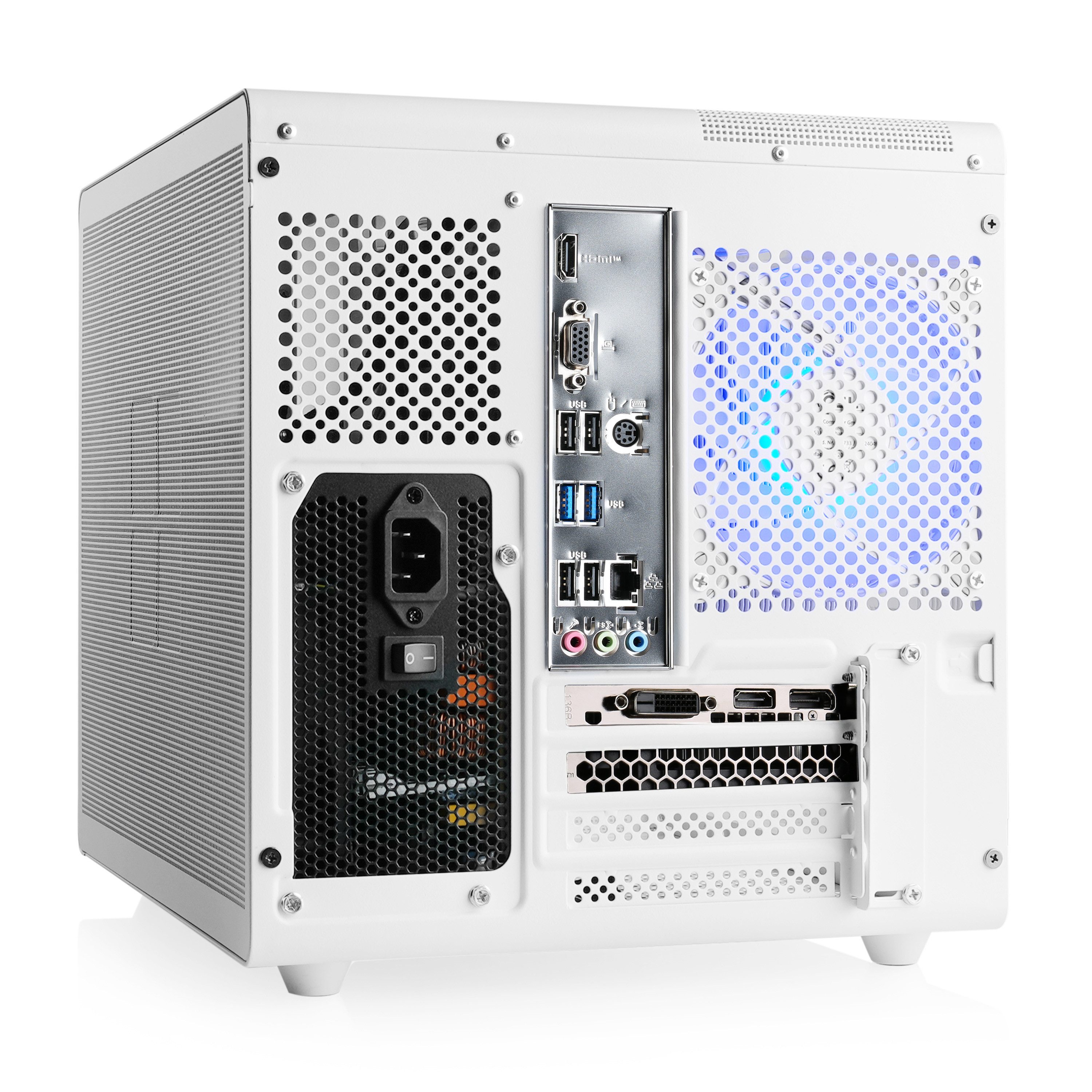 CSL Cube V24147 PC (Intel Core i3 14100F, GeForce RTX 3050, 32 GB RAM, 1000 GB SSD, Luftkühlung)