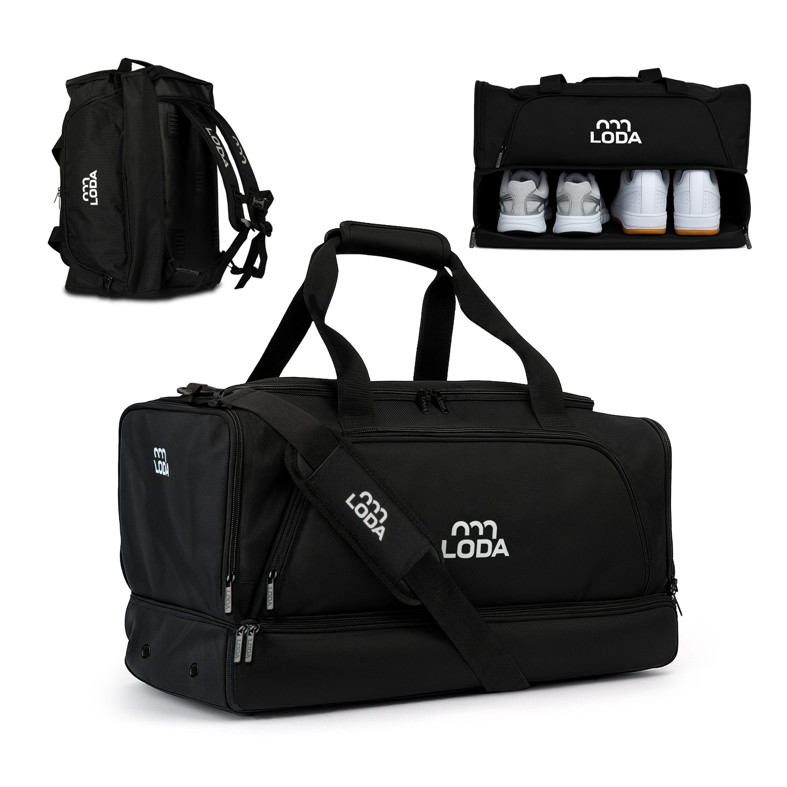 LODA sports Sporttasche - Rucksackfunktion, Schuh-, günstig online kaufen