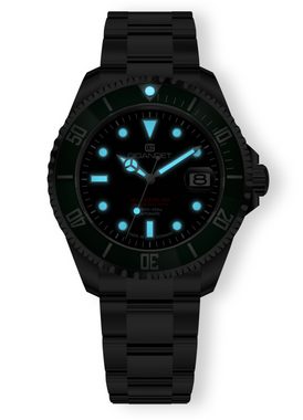 Gigandet Automatikuhr SEA GROUND 300 DATE, Made in Germany, Saphirglas, Swiss SuperLuminova, Taucheruhr