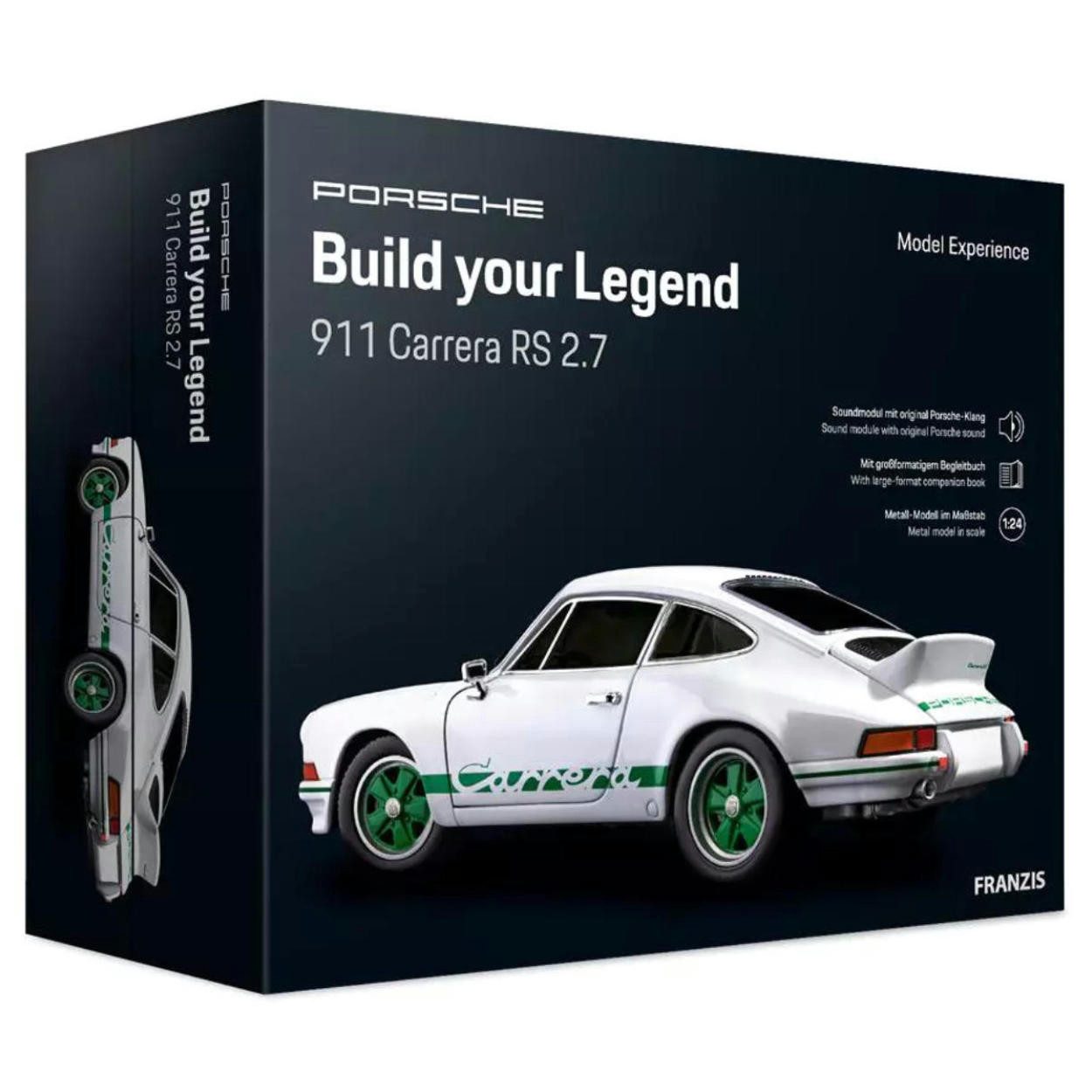 Franzis Lernspielzeug Porsche 911 Carrera RS 2.7 - Build your legend Modell Bausatz