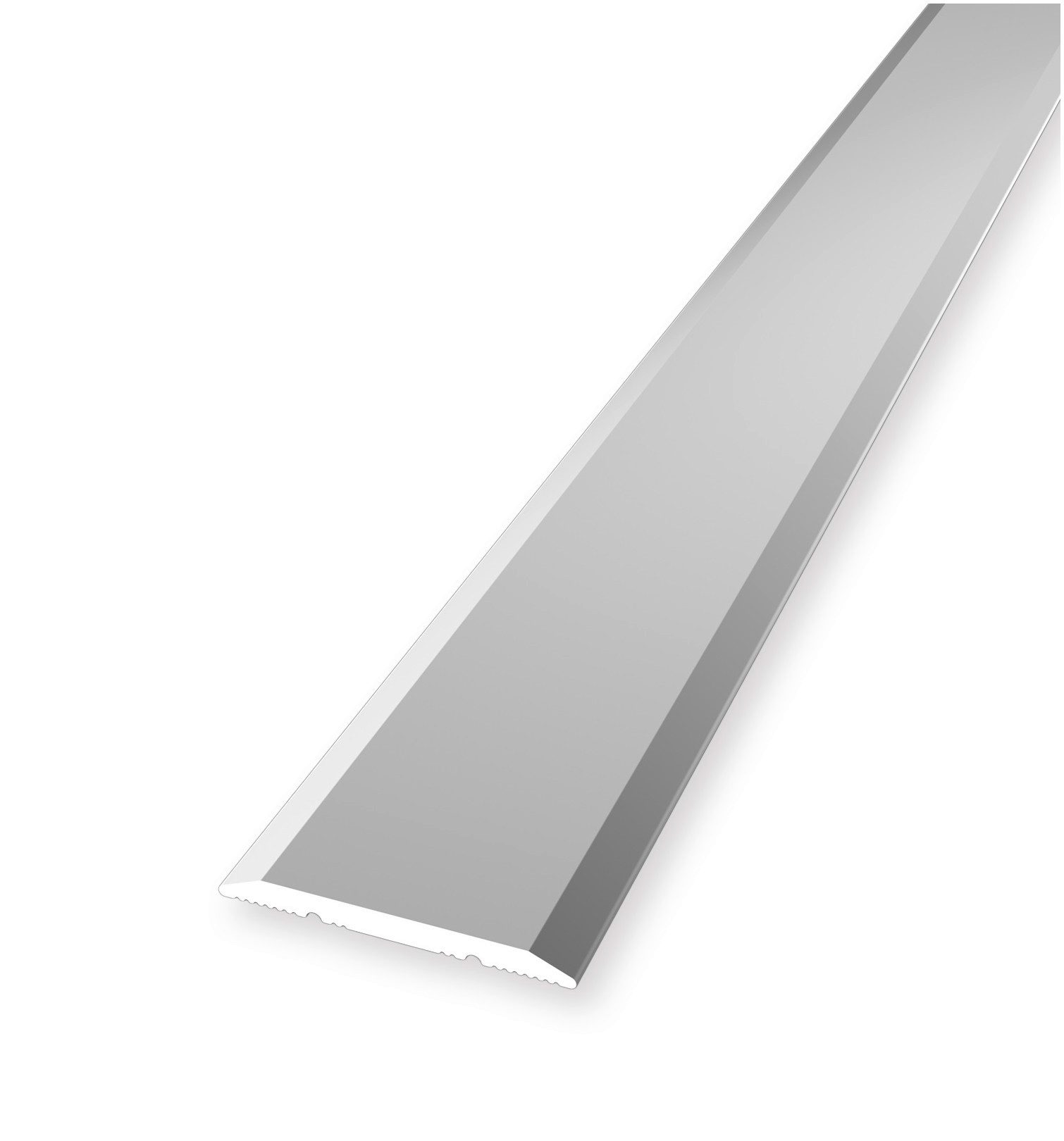 PROVISTON Übergangsprofil Aluminium, 25 x 1000 mm, Silber, Übergangsschiene Bodenprofil (1-St)