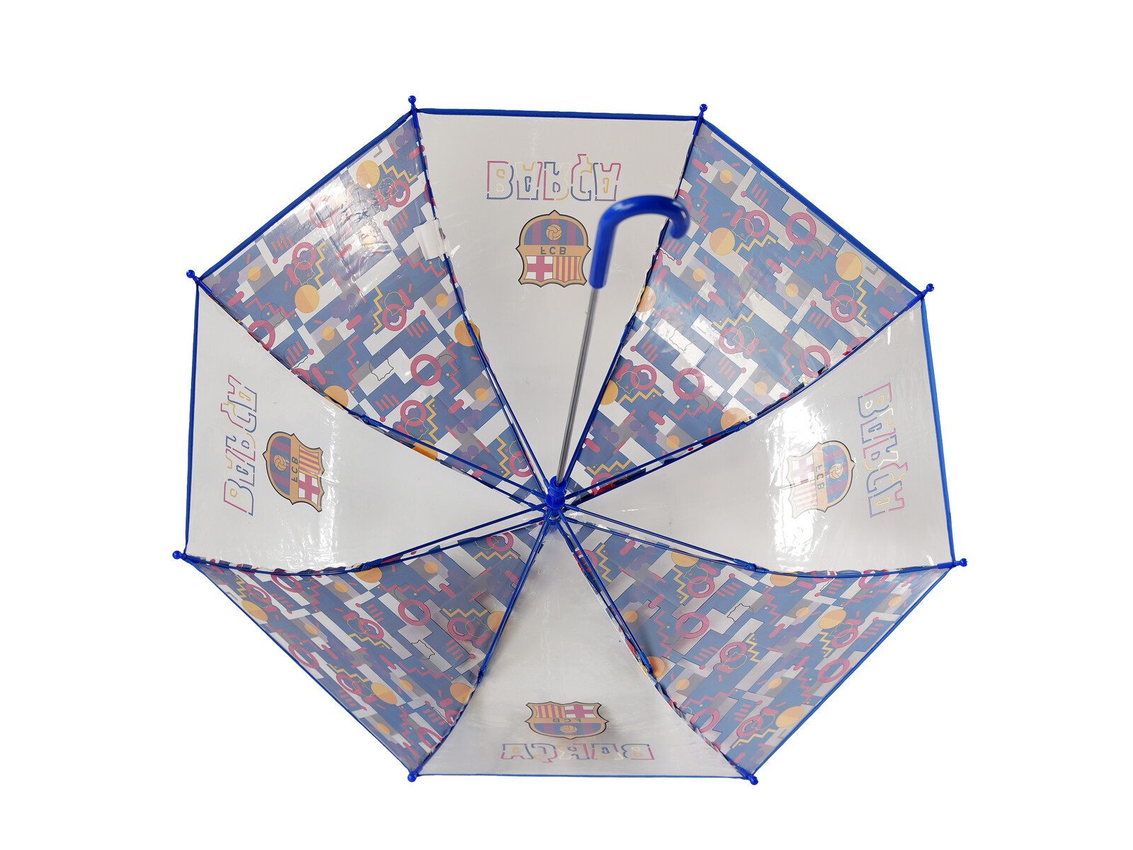 FC Barcelona Stockregenschirm - Regenschirm 85x85x68 cm für Kinder