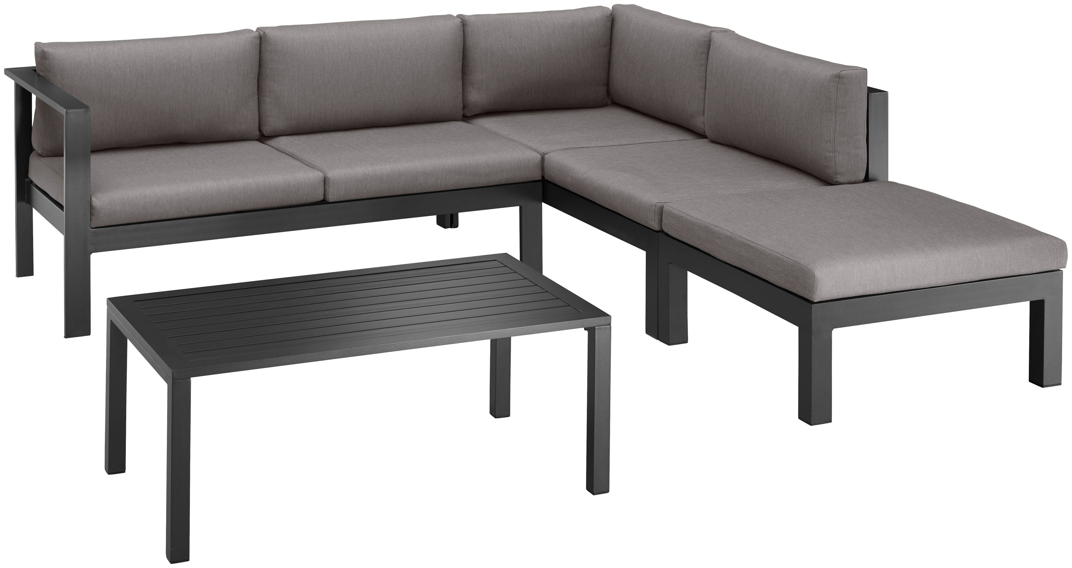 KONIFERA Gartenlounge-Set Dubai, (14-tlg), Ecklounge, Tisch günstig online kaufen