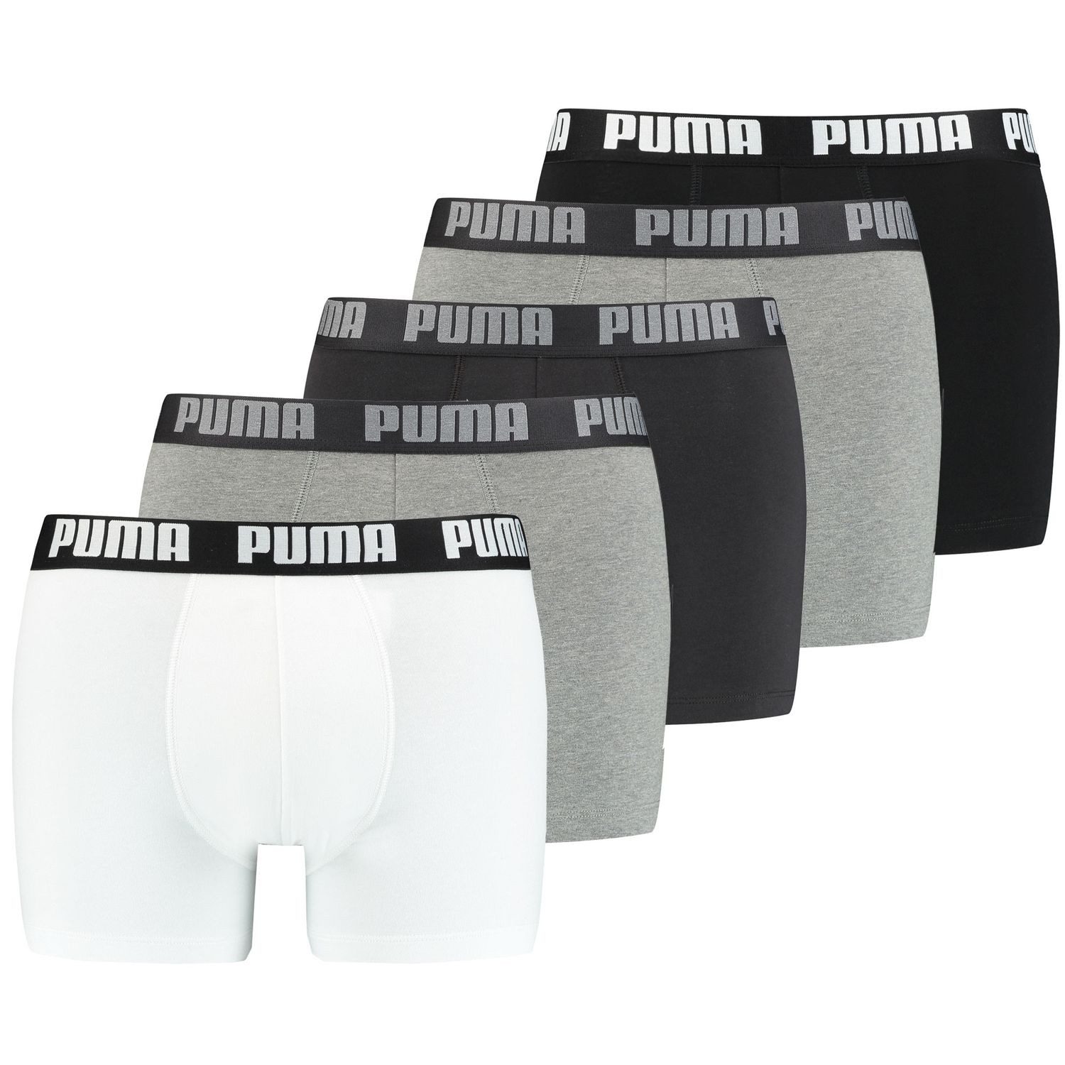 PUMA BODYWEAR Boxershorts BASIC (Sparpack, 5er oder 10er Pack) hautschmeichelnd, modern, hochwertig