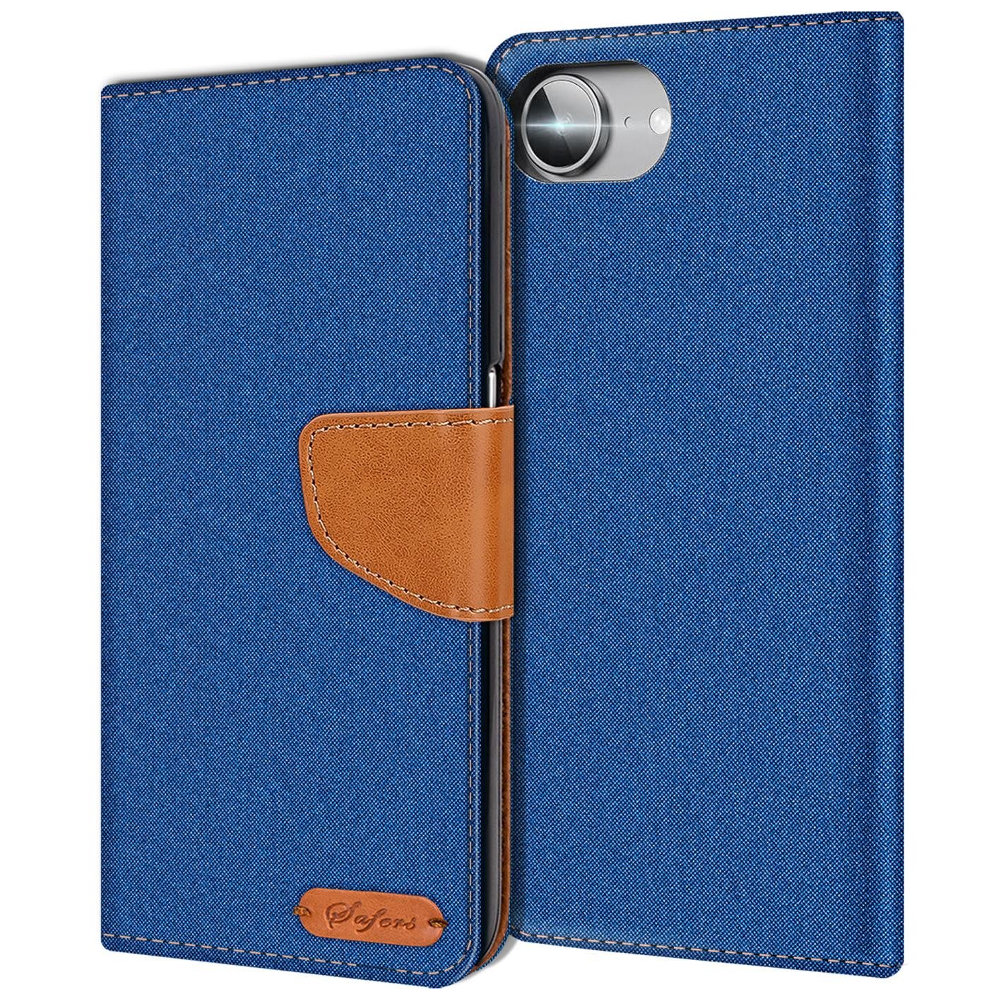 CoolGadget Handyhülle Denim Schutzhülle Flip Case für iPhone 17e / iPhone 16e 6,1 Zoll, Book Cover Handy Tasche Hülle für iPhone 16e Klapphülle