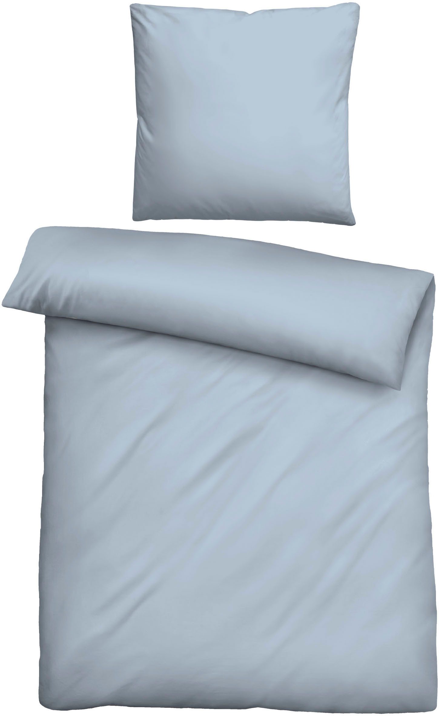 Biberna Bettwäsche 0490500, Flanell, 2 teilig, Tencel-Flanell, made in Germany, weich+wohlig warm, pflegeleicht, RV