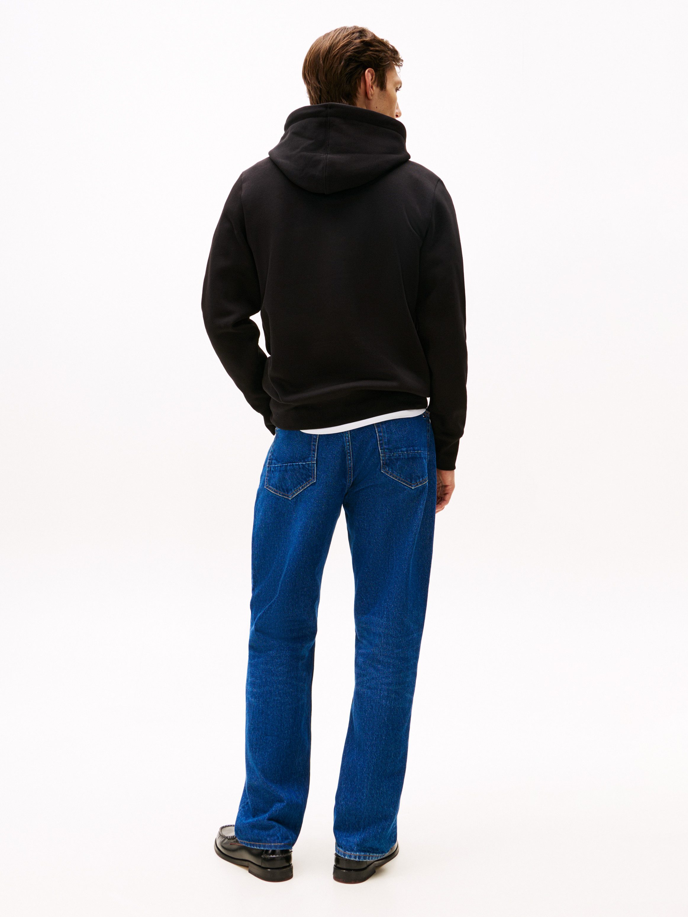 Tommy Hilfiger Hoodie SCRIPT LOGO HOODY mit aufgesticktem Logo