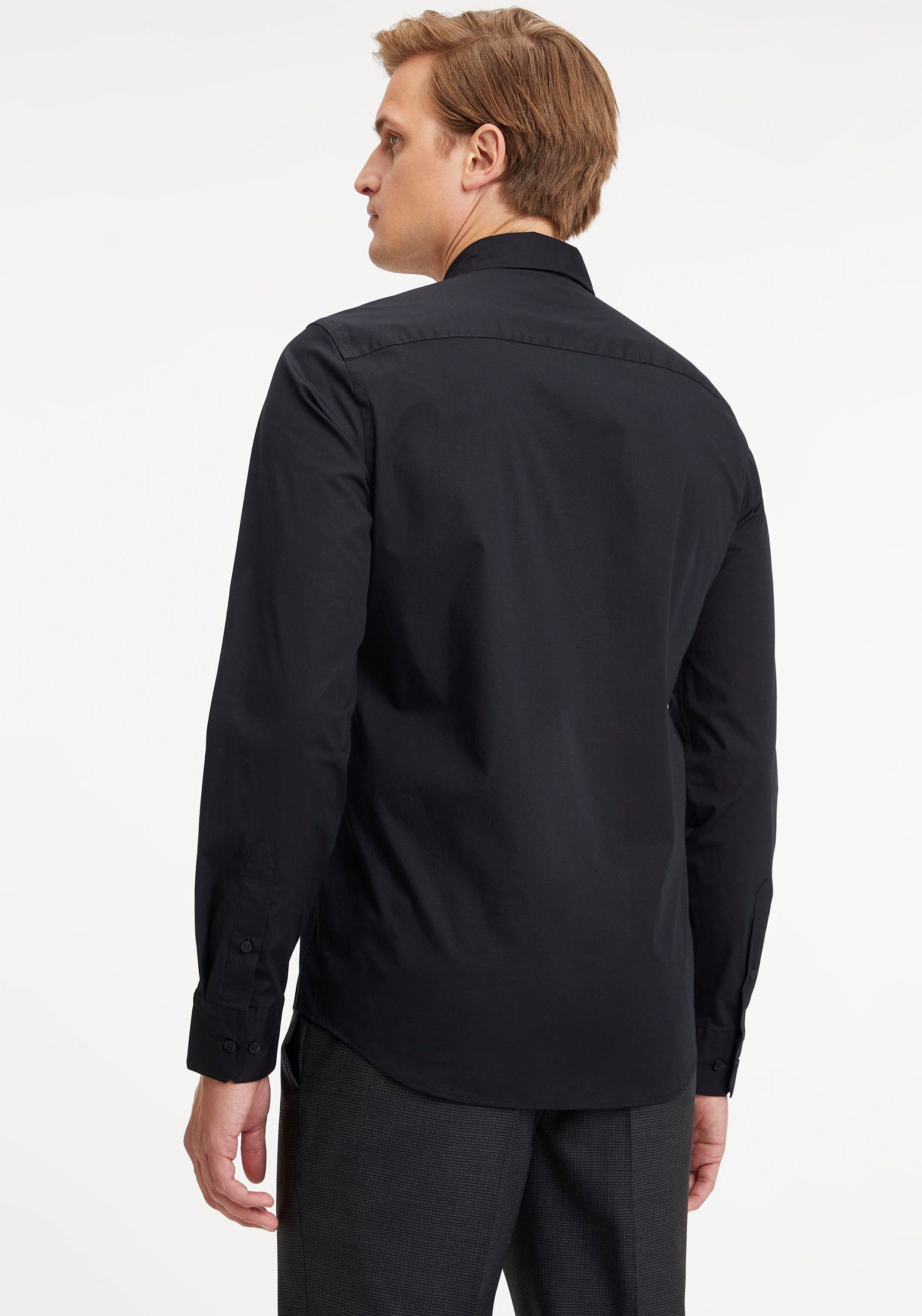 Calvin Klein Langarmhemd SLIM FIT STRETCH günstig online kaufen