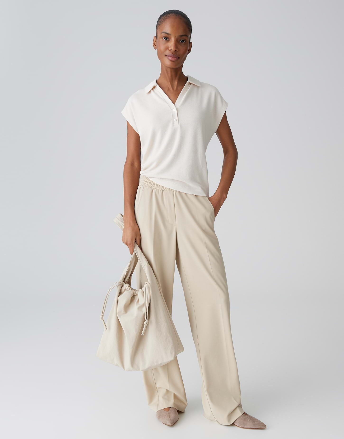 OPUS Shopper Geräumige Shopper Bag mit Tunnelzug