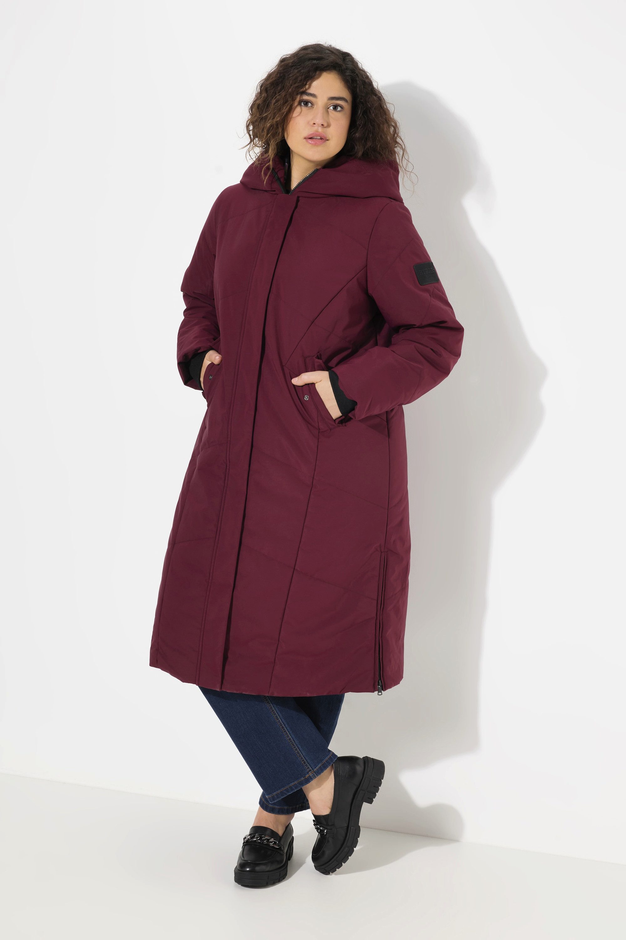 Wintermantel HYPRAR Puffer-Mantel 2-Wege-Zipper Stehkragen