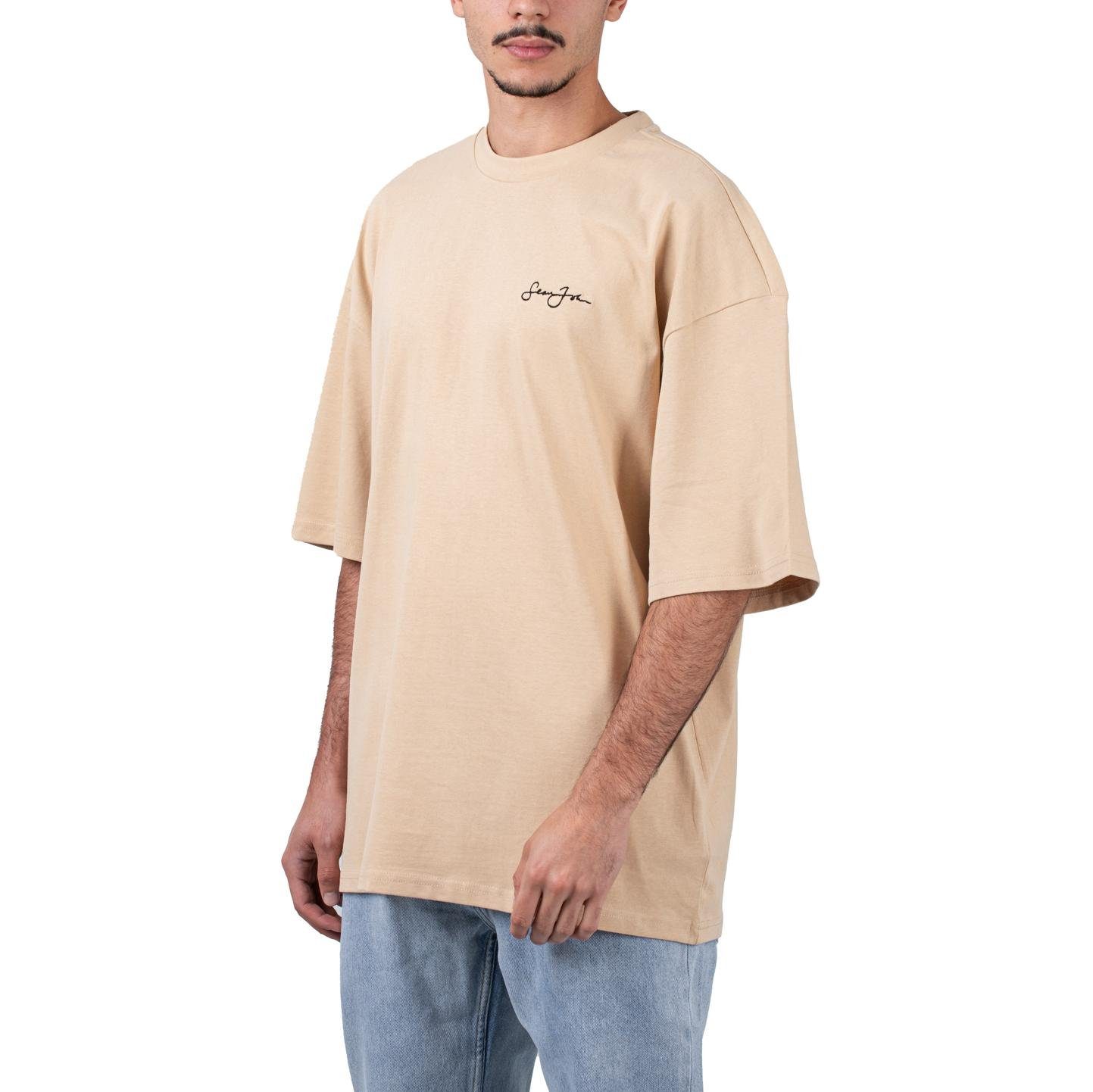 Sean John T-Shirt Sean John Script Logo Retro Car Backprint