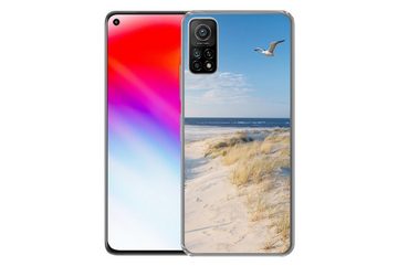 MuchoWow Handyhülle Düne - Möwe - Strand - Meer - Sonne, Phone Case, Handyhülle Xiaomi Mi 10T, Silikon, Schutzhülle