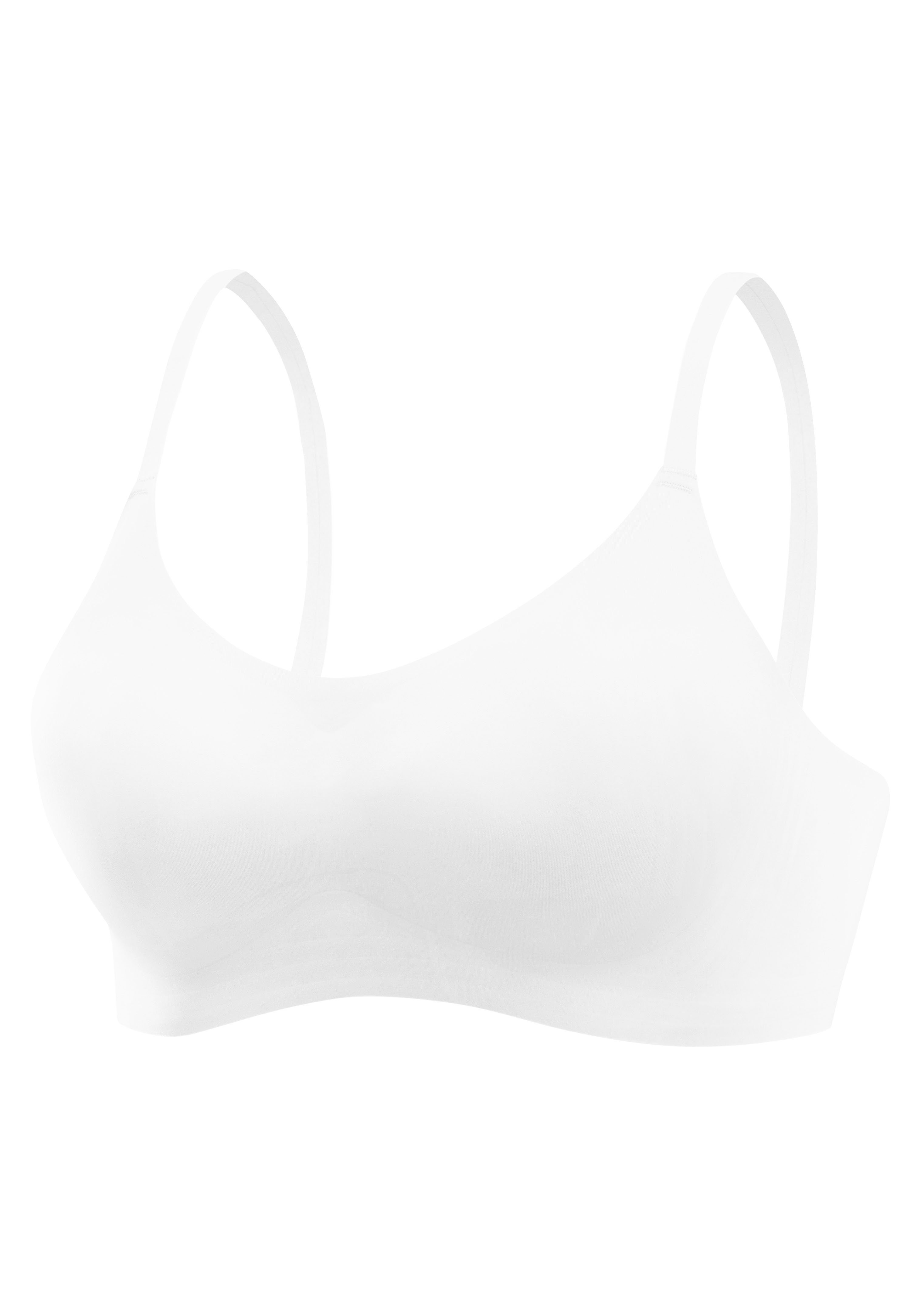 Nuance Bralette-BH SEAMLESS ohne Bügel, mit herausnehmbarem Push-up-Kissen, Basic Dessous. € 34,99