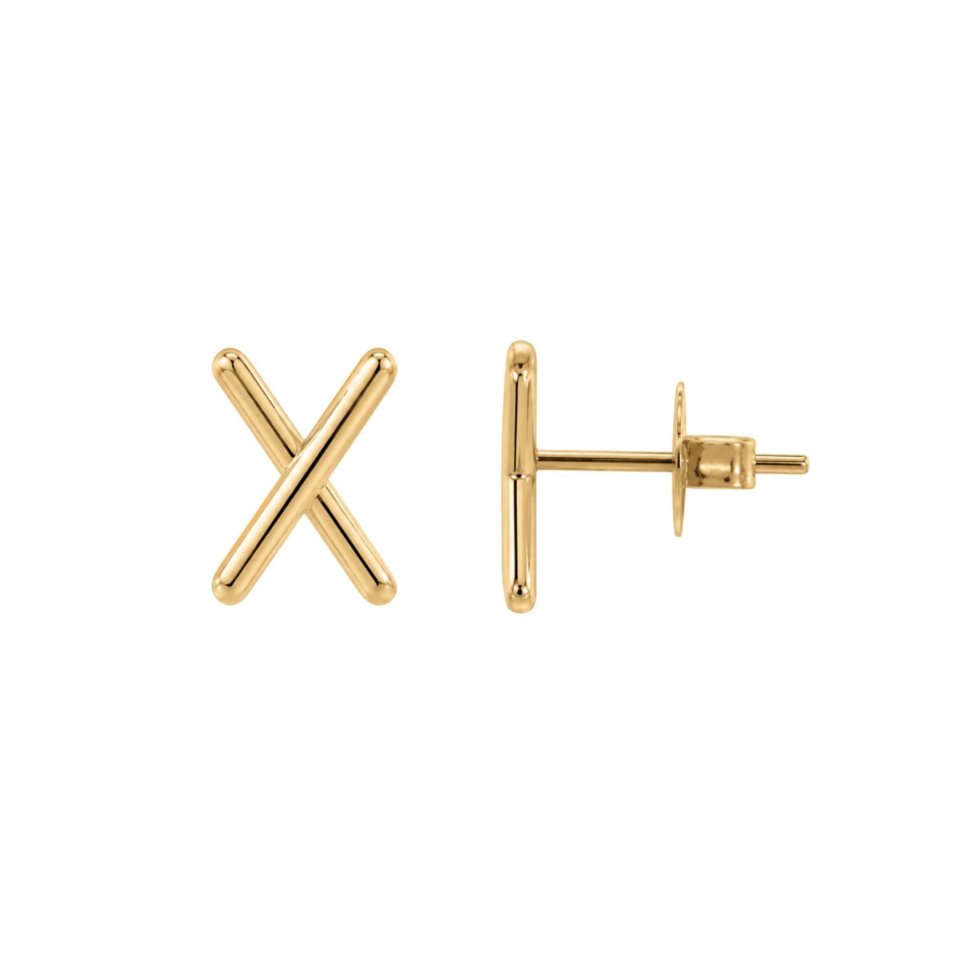 Paar Ohrstecker Minka goldfarben