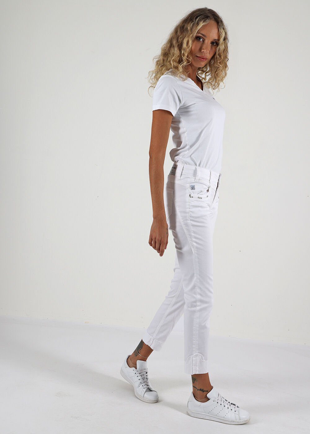 Miracle White of mit Rita Stoffqualität Fit 5-Pocket-Jeans Denim hochwertiger Regular