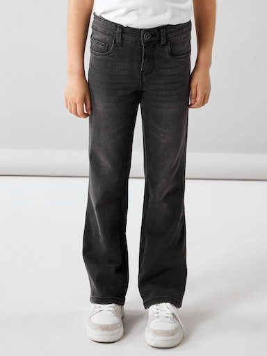 Name It Bootcut-Jeans 1142-AU NOOS BOOT dark mit SKINNY denim NKFPOLLY Stretch JEANS grey