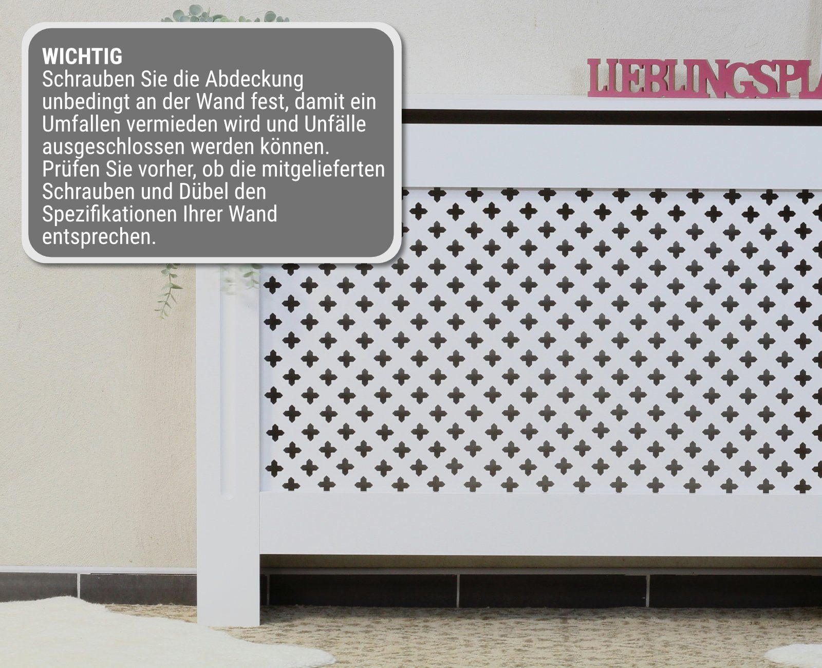 HAGO Heizkörperthermostat Heizungsverkleidung Heizkörperabdeckung Abdeckung günstig online kaufen