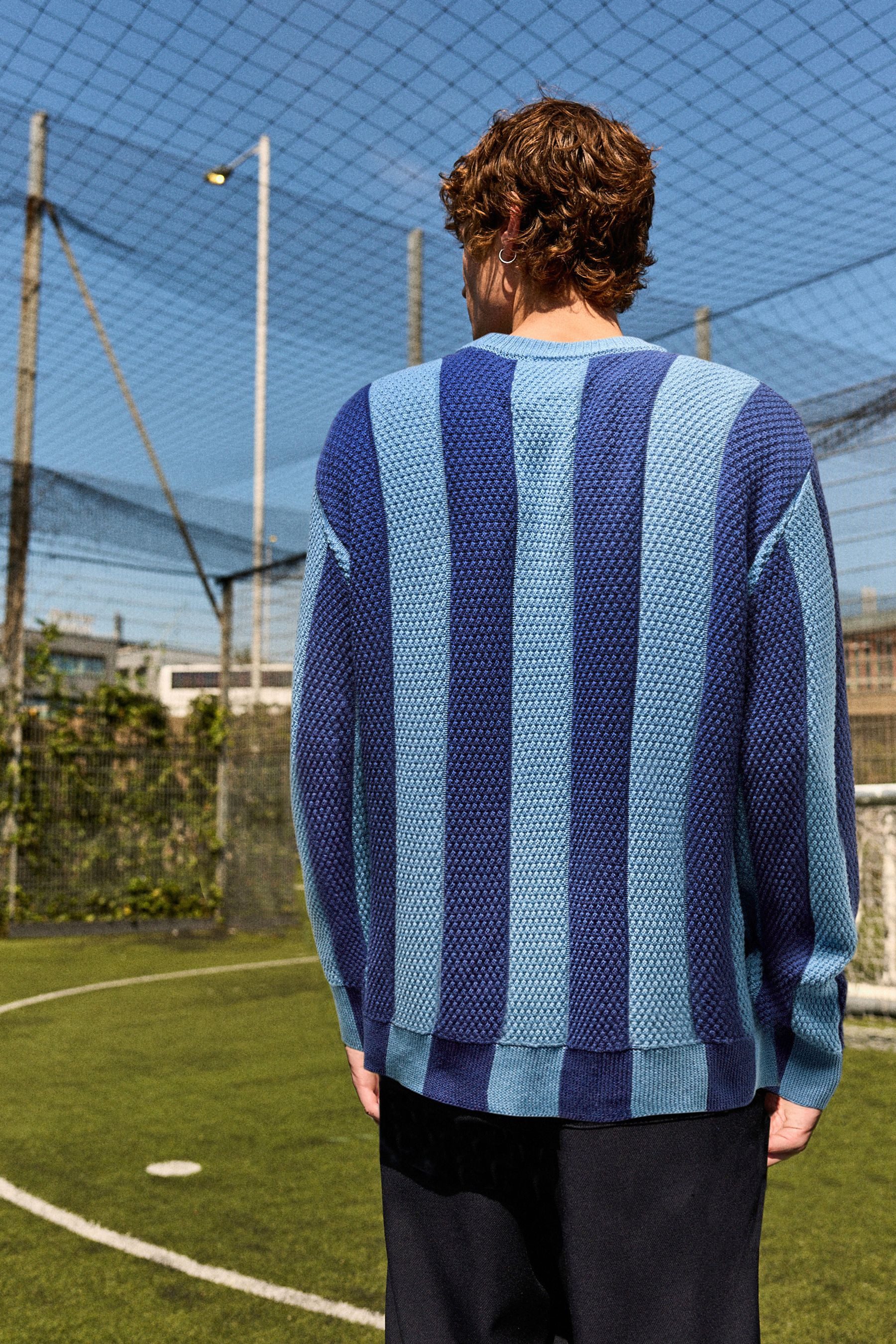 Next Rundhalspullover EDIT Gestreifter Regular Fit günstig online kaufen