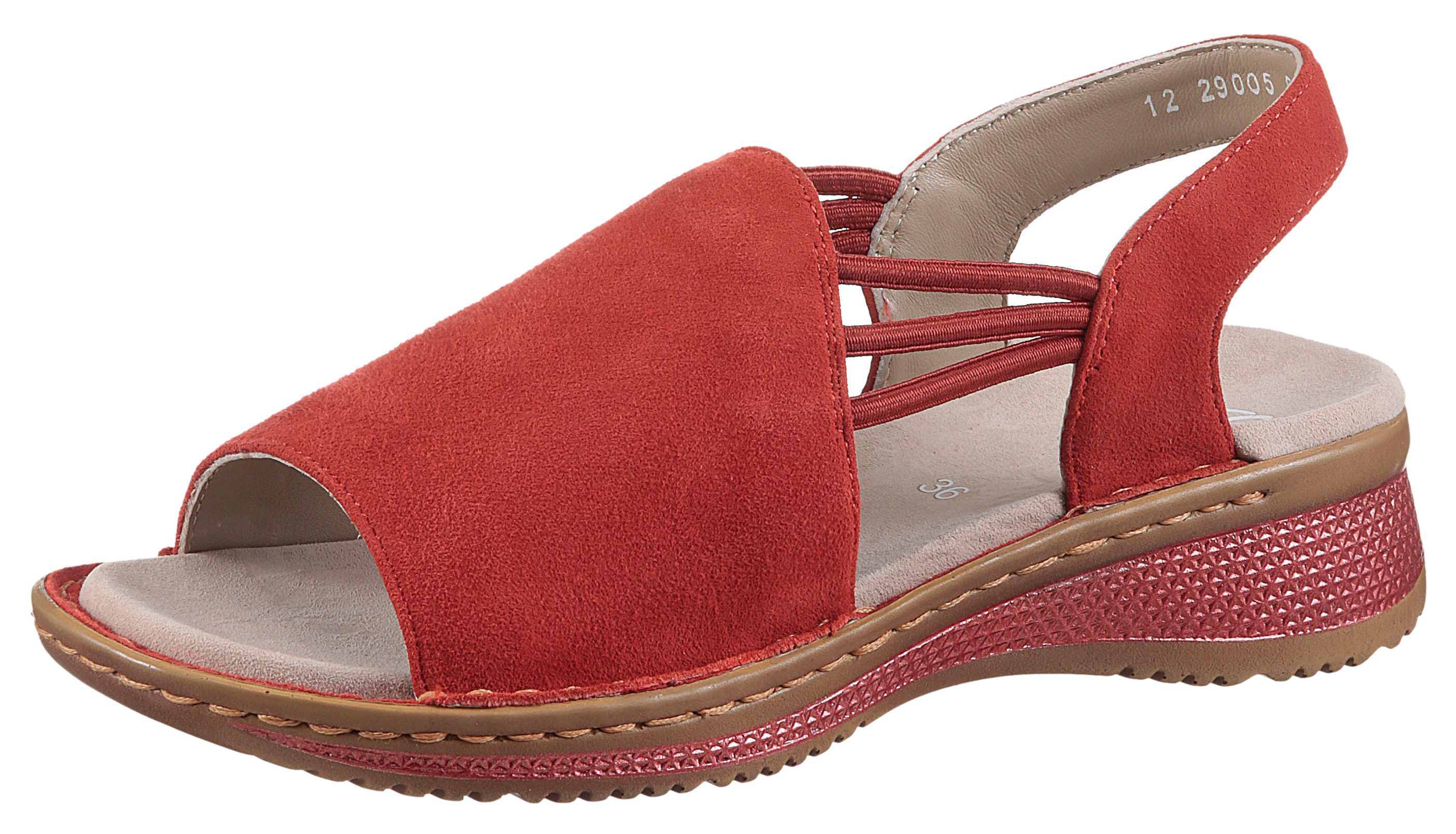 Ara HAWAII Riemchensandale, Sommerschuh, Sandalette, Keilabsatz, mit Stretc günstig online kaufen