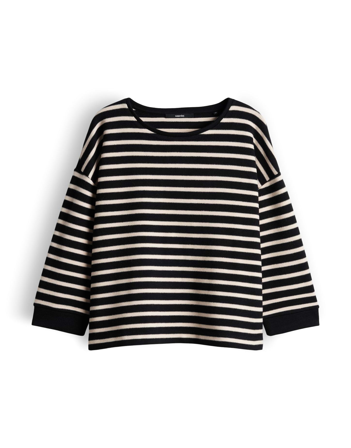 someday Sweatshirt ULENO Loose in Strickoptik gerader Schnitt, weite Passfo günstig online kaufen