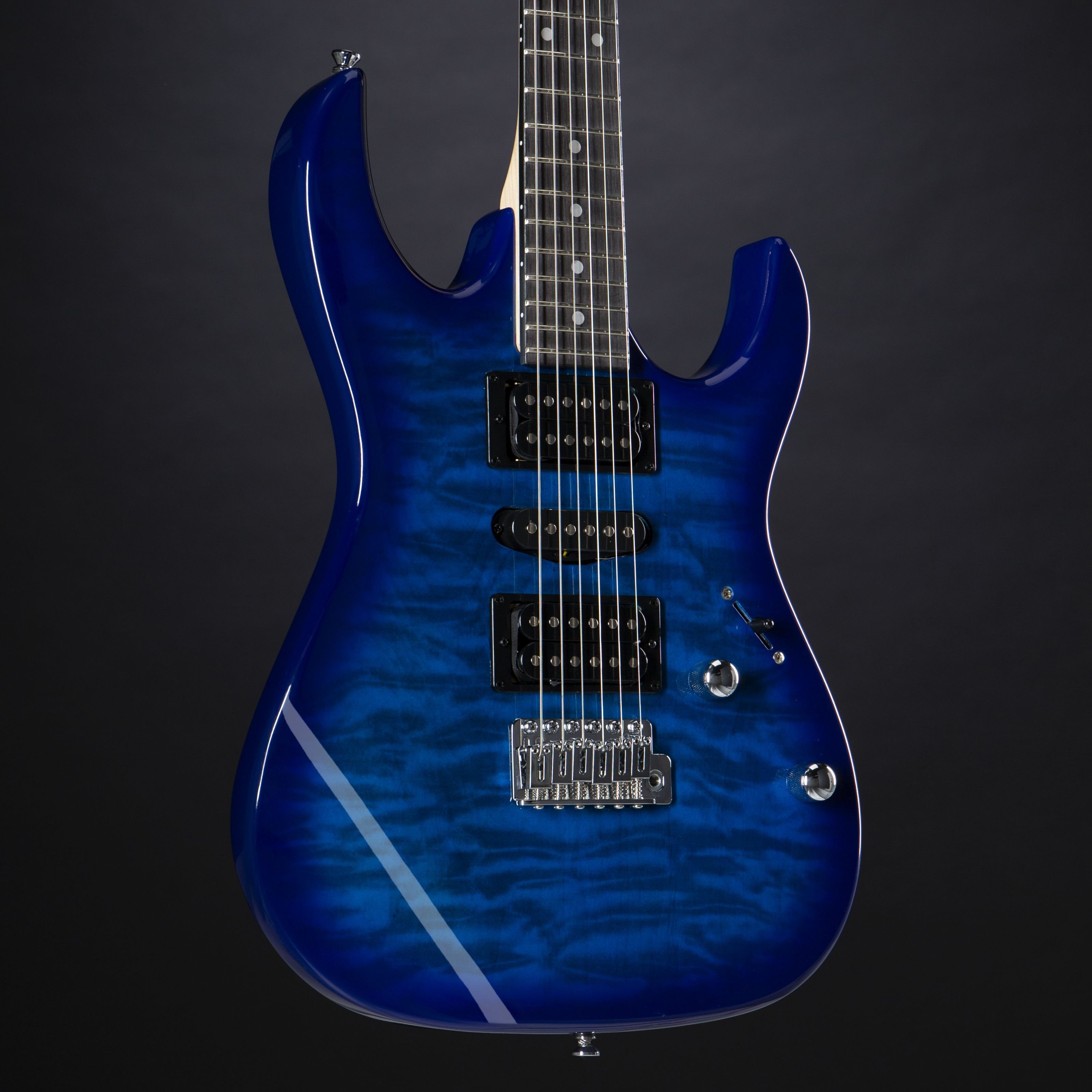 Ibanez E-Gitarre, Gio GRX70QA-TBB Transparent Blue Burst, E-Gitarren, Ibanez Modelle, Gio GRX70QA-TBB Transparent Blue Burst - E-Gitarre