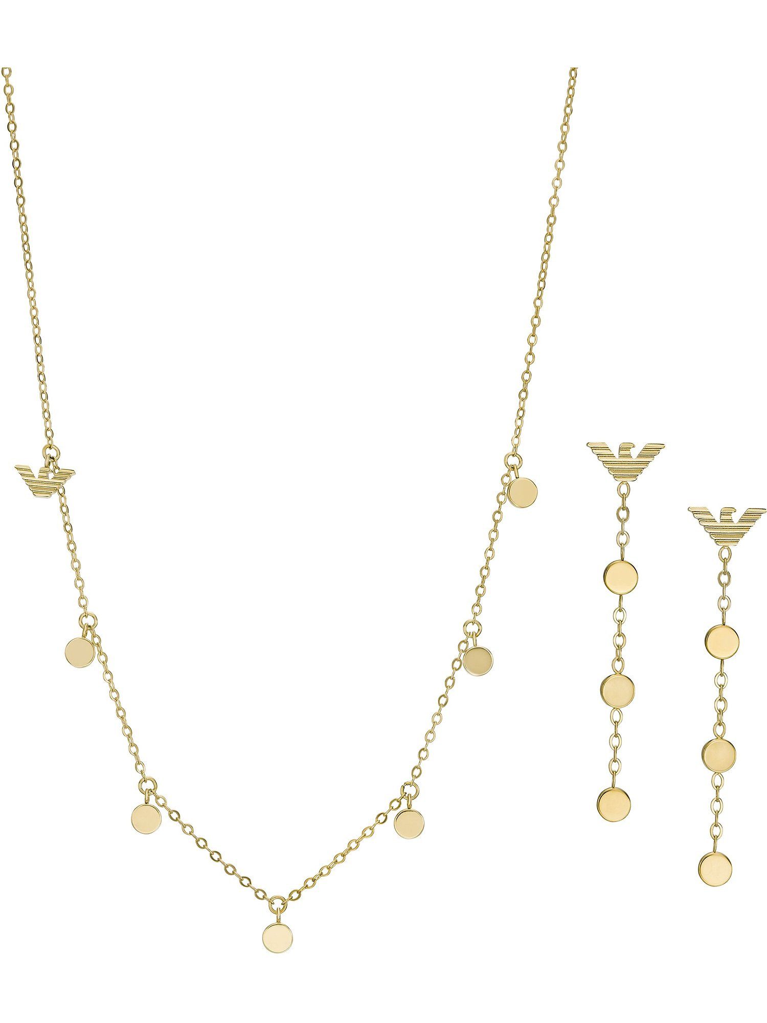Emporio Armani Schmuckset Emporio Armani Damen-Schmuck-Set Edelstahl