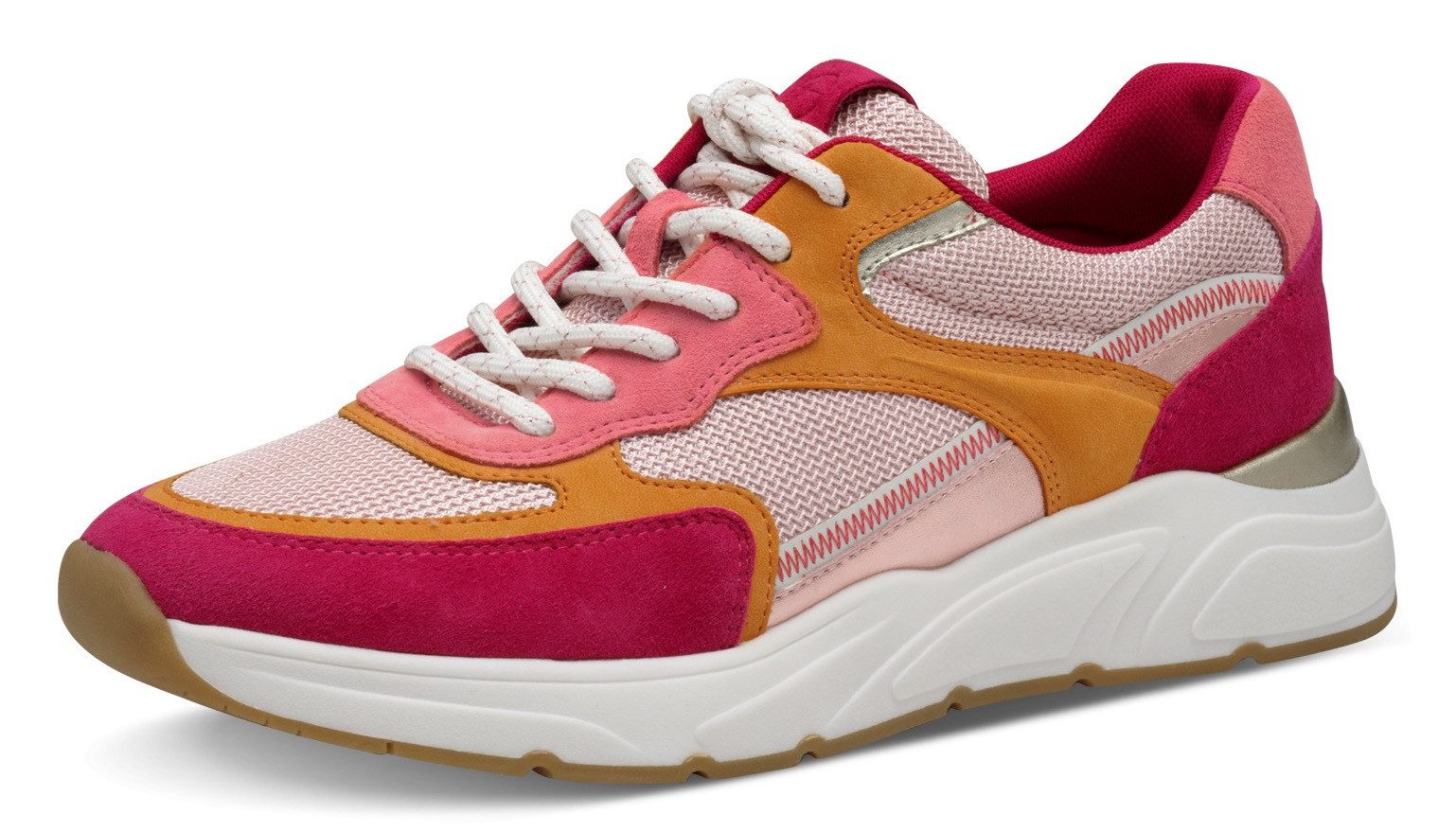 Tamaris Plateausneaker, Freizeitschuh, Halbschuh, Schnürschuh mit gepolster günstig online kaufen
