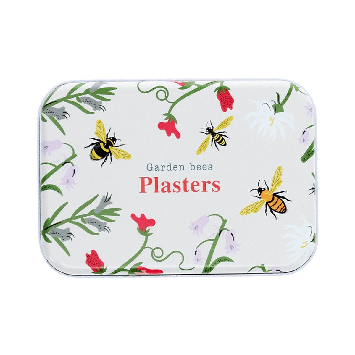 Rex London Wundpflaster Pflasterdose mit Motiven für Kinder – 30 bunte Pflaster Metalldose