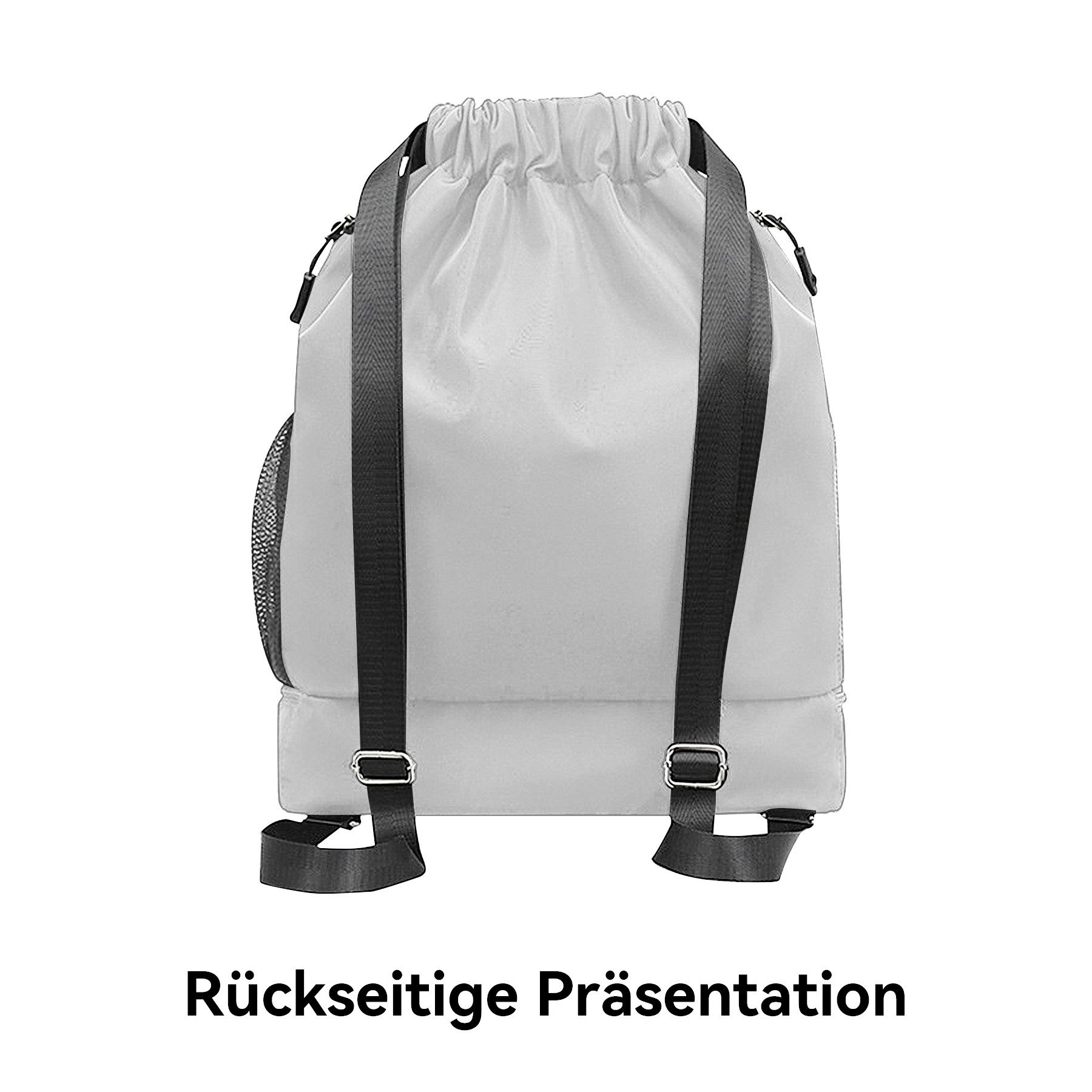 Keyura Freizeittasche Turnbeutel Freizeittasche Sportbeutel Große Kapazität Fußball Tasche (Ideal für Damen, Herren, Junioren, Fußball, große Kapazität, verstel – Bild 2 von 5