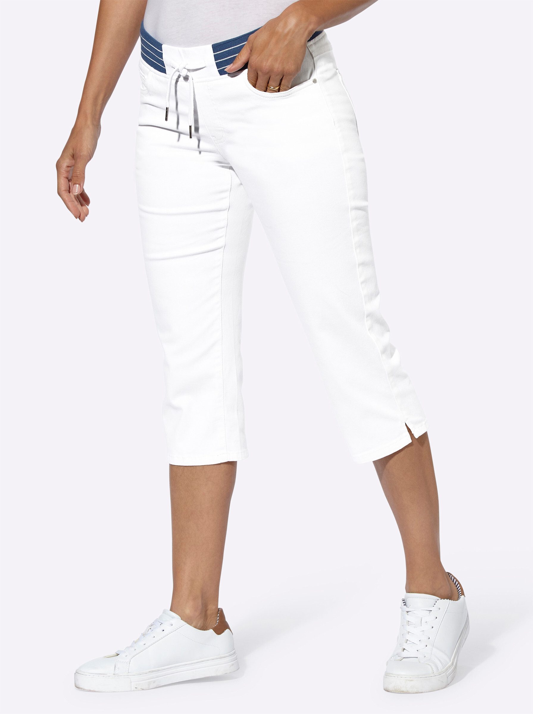 Witt Jeansshorts Capri-Jeans komfortabel – Bild 2 von 4