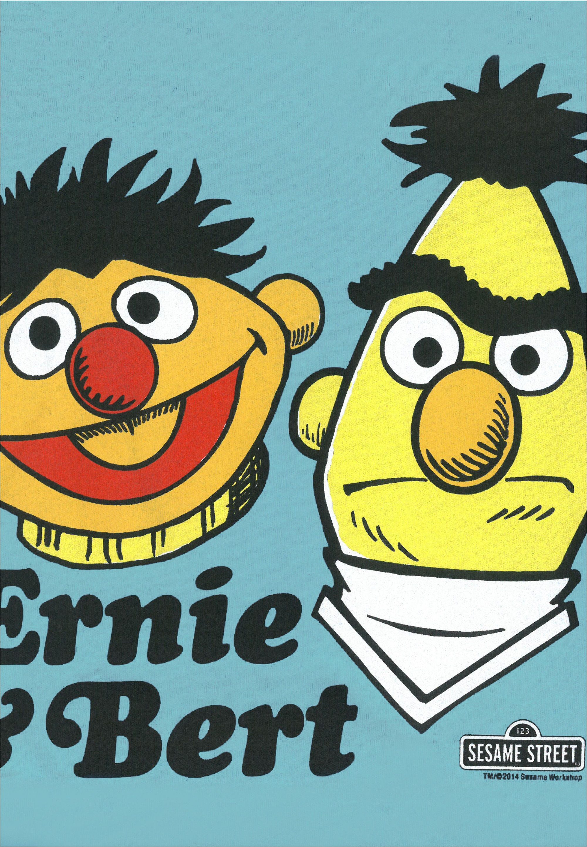 LOGOSHIRT T-Shirt Sesamstrasse - Ernie & Bert, Havin Fun mit angesagtem Ernie & Bert-Print – Bild 4 von 4