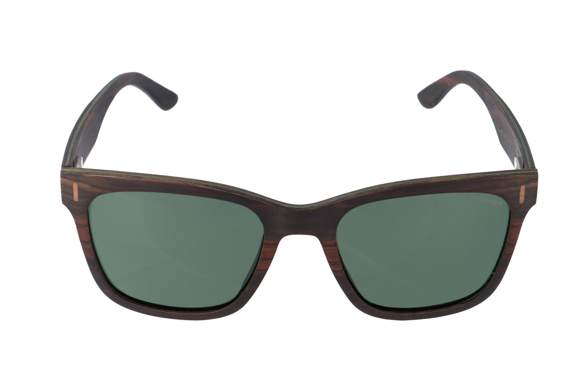 G15 Unisex, polarisierte blau Gamswild Gläser grau, G15 in & Glas Holzbrille Herren Damen WM0011 Sonnenbrille braun, GAMSSTYLE