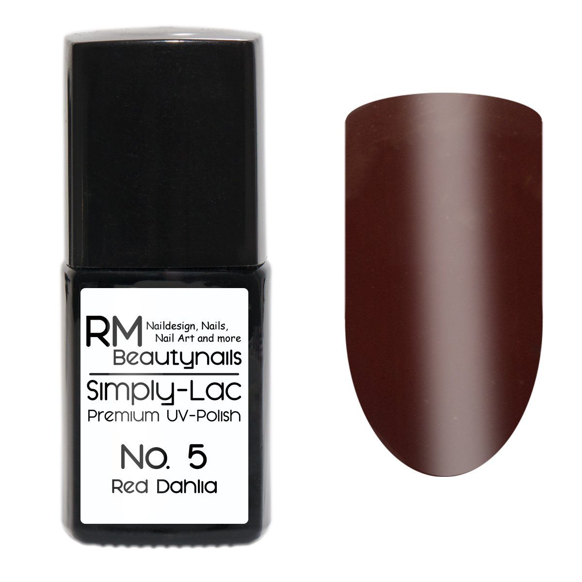 RM Beautynails UV-Nagellack Simply Lac Premium UV-Nagellack UV-Polish 10ml Red Dahlia