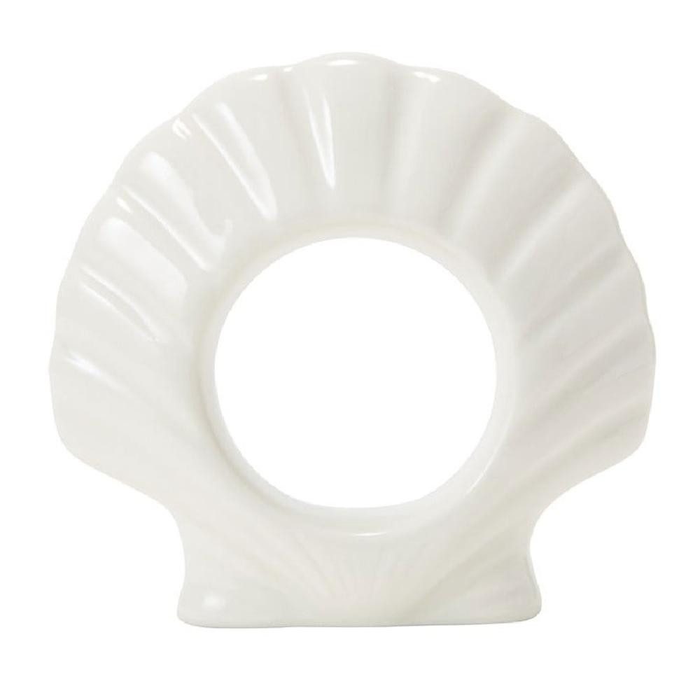 Lexington Serviettenring Serviettenring Muschel Weiß