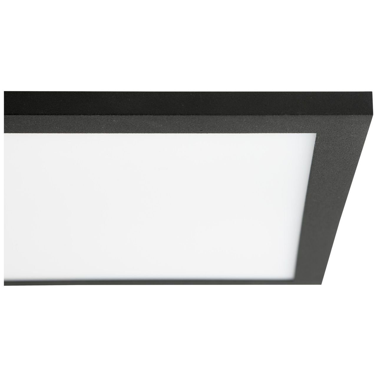 Brilliant LED cm, Panel wechselbar, schwarz 120 sand x 4000 Buffi, lm, LED Neutralweiß, kaltweiß, 30 Metall/Kunststoff