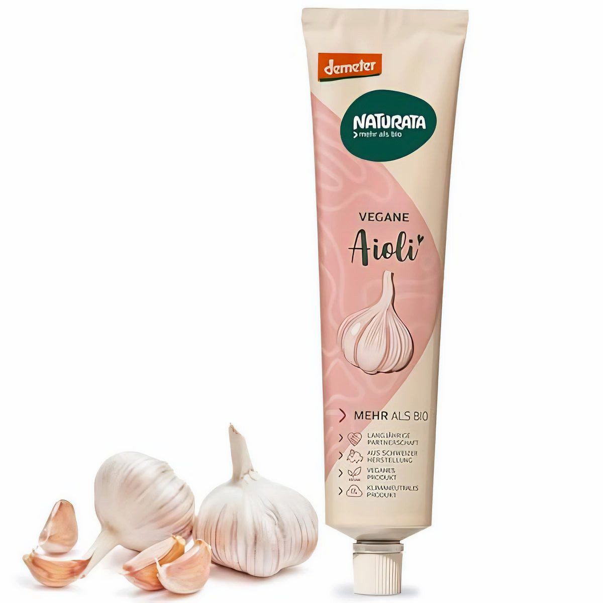 Natura Saucen Naturata Vegane Aioli - demeter - Tube 190ml, Kno