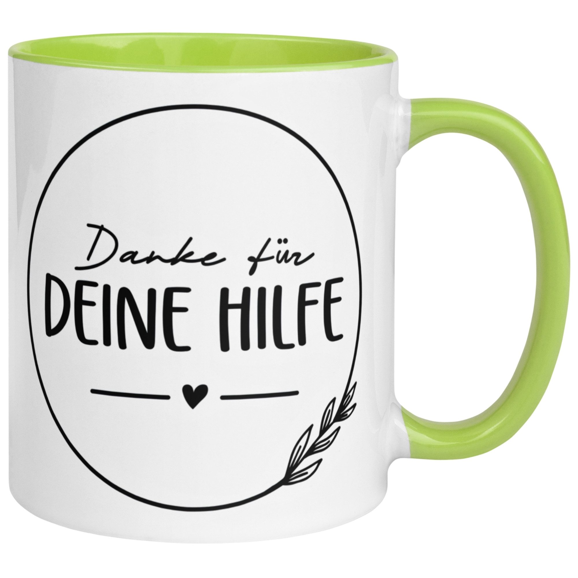 Momentals Tasse Danke – „Ein herzliches Danke für deine Hilfe“ – Dankeschön Geschenke, Gratis Versand · Links-&Rechtshänder · Spülmaschinenfest