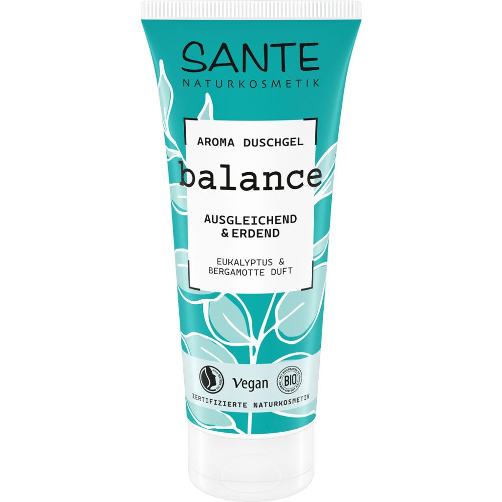 SANTE Duschgel Aroma balance Eukalyptus Bergamotte Duft, 200 ml
