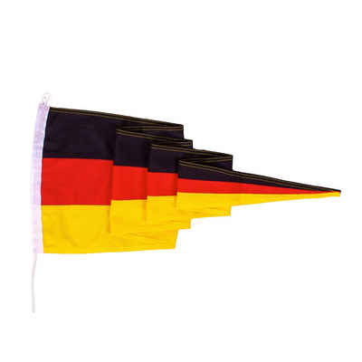 netFlags Flagge Langwimpel Deutschland mit 160 g/qm Stoffgewicht