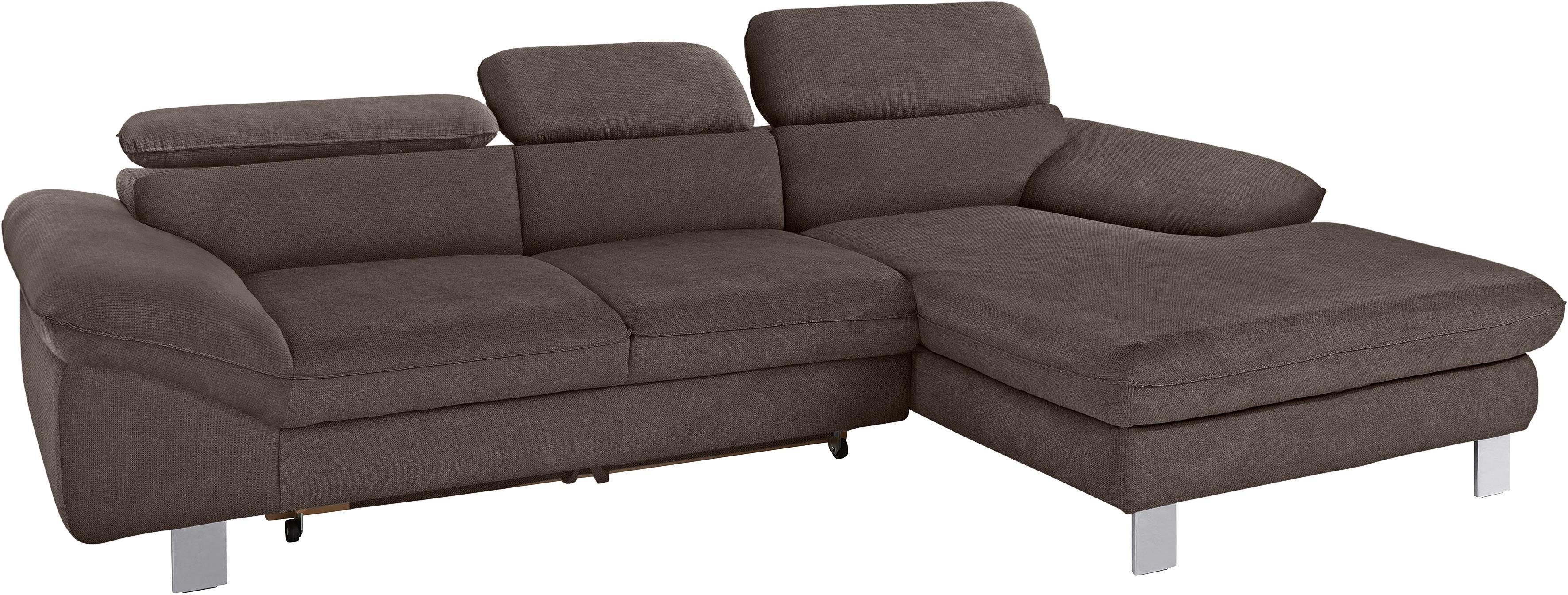 COTTA Ecksofa Driver L-Form, mit Kopfteilverstellung, günstig online kaufen