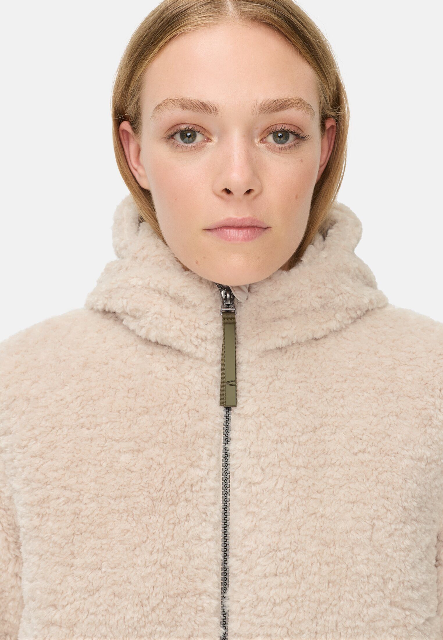 camel active Langmantel mit Kapuze Langarm Kapuze