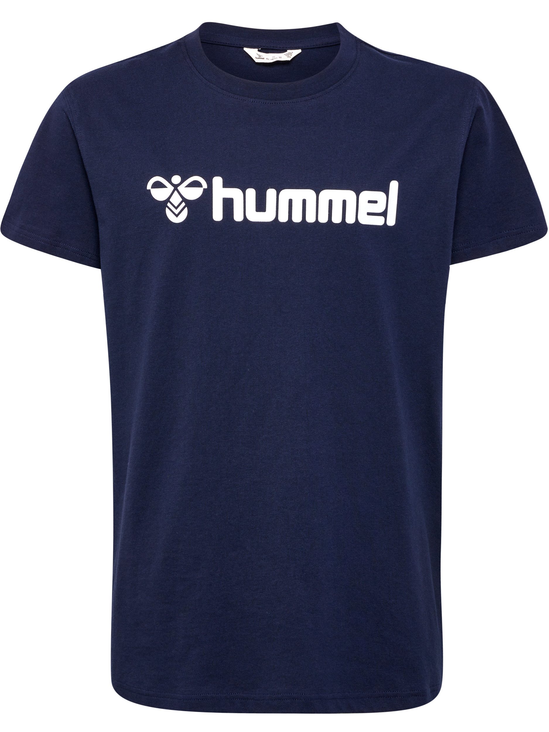 hummel T-Shirt HMLGO 2.0 LOGO T-SHIRT S/S KIDS für Kinder und Jugendliche, kurzärmlig, mit Rundhalsausschnitt