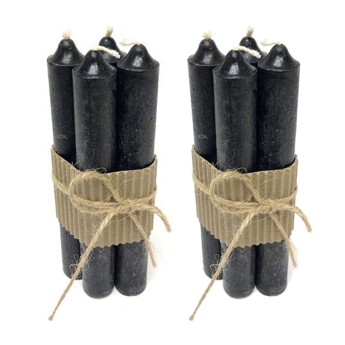 Macosa Home Tafelkerze Schwarz 8er Set günstig online kaufen