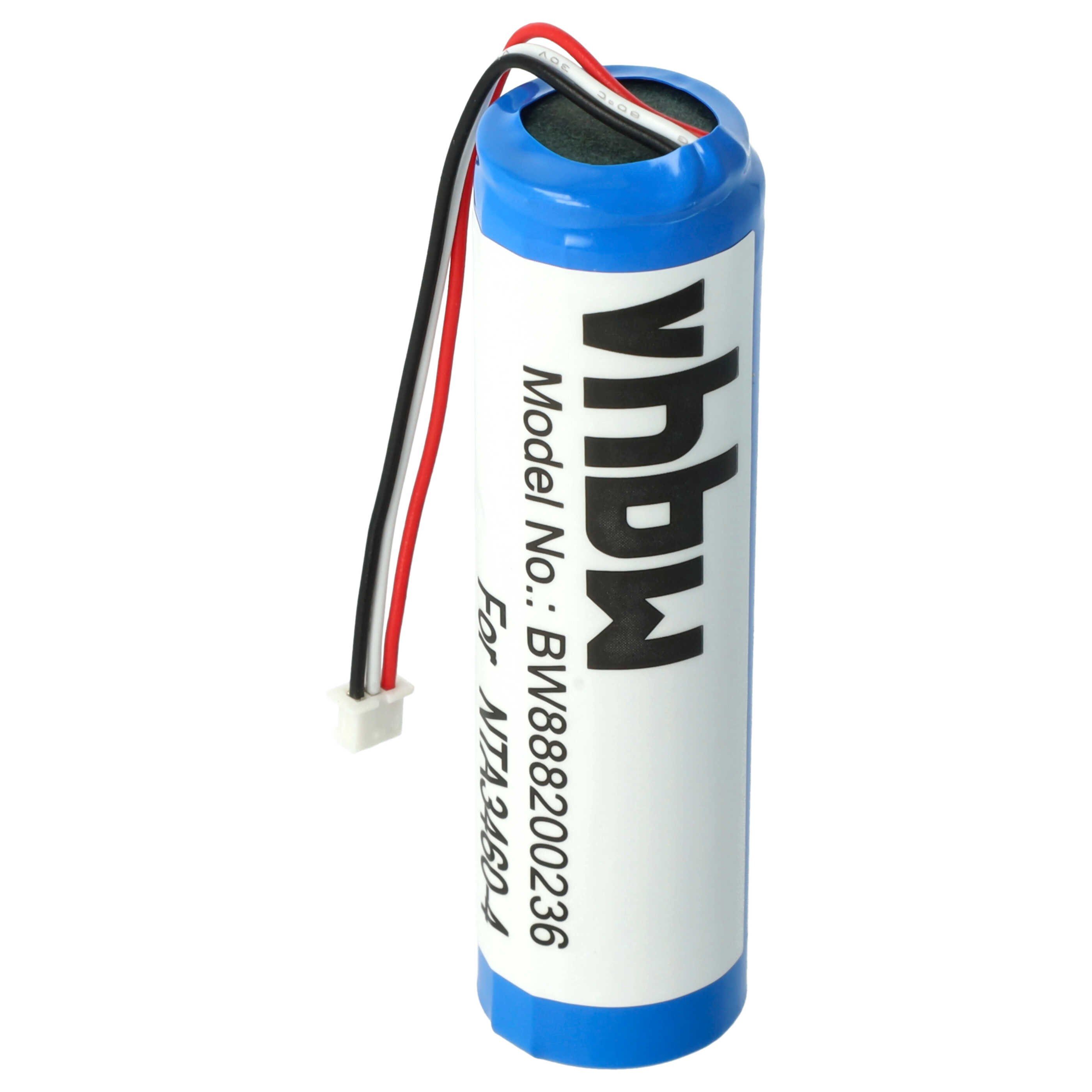 vhbw Ersatz für Philips NTA3459-4, NTA3460-4 für Babyphone (3000 mAh, 3,7 Akku Akku Li-Ion 3000 mAh (3,7 V), Leistungsfähiger Austausch-Akku Babyfone, Babyphone, Babytalker
