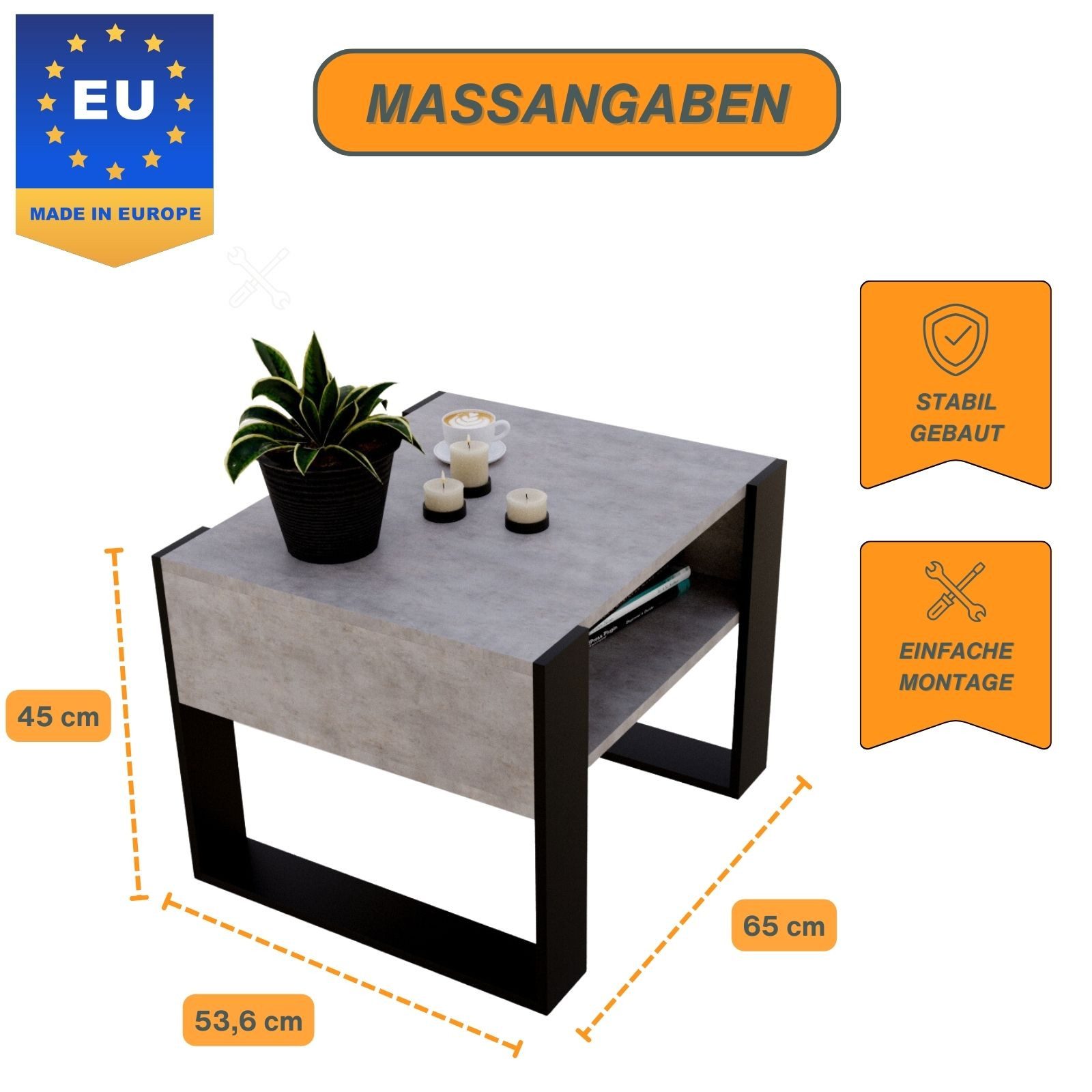Raumhirsch Furniture Couchtisch Karo65 modern & günstig online kaufen