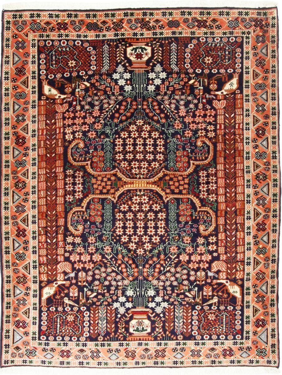 129x163 mm Orientteppich Trading, Handgeknüpfter Höhe: Orientteppich 12 / Nain Shahrbabak rechteckig, Perserteppich,