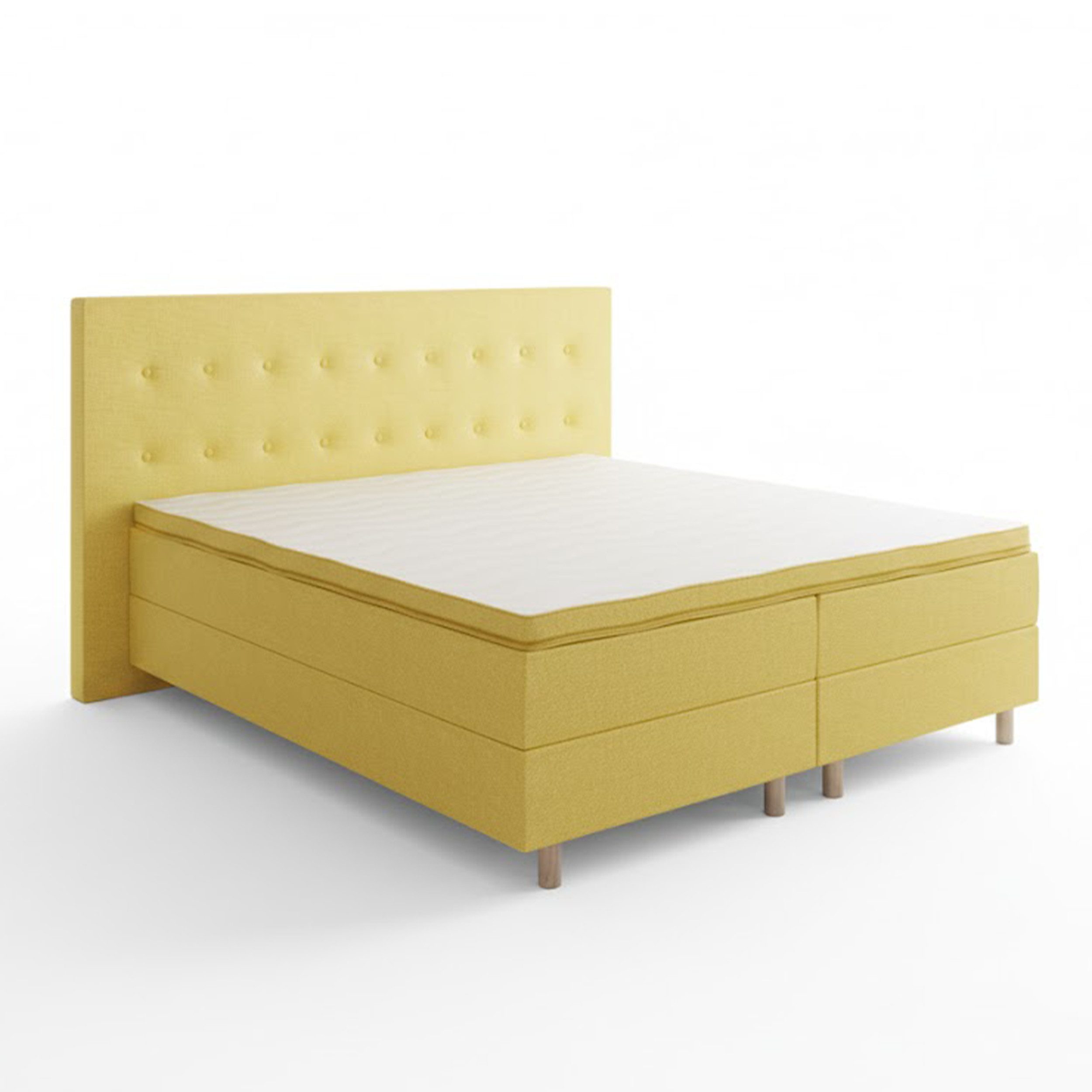 Best for Home Boxspringbett Boxspringbett NEO mit Bonellfederkern & 5 cm Topper – Komfort & Design (90x200 100x200 120x200 140x200 160x200 180x200 200x200 cm), Handwerksqualität, TOP- Preis-Leistungs-Verhältnis