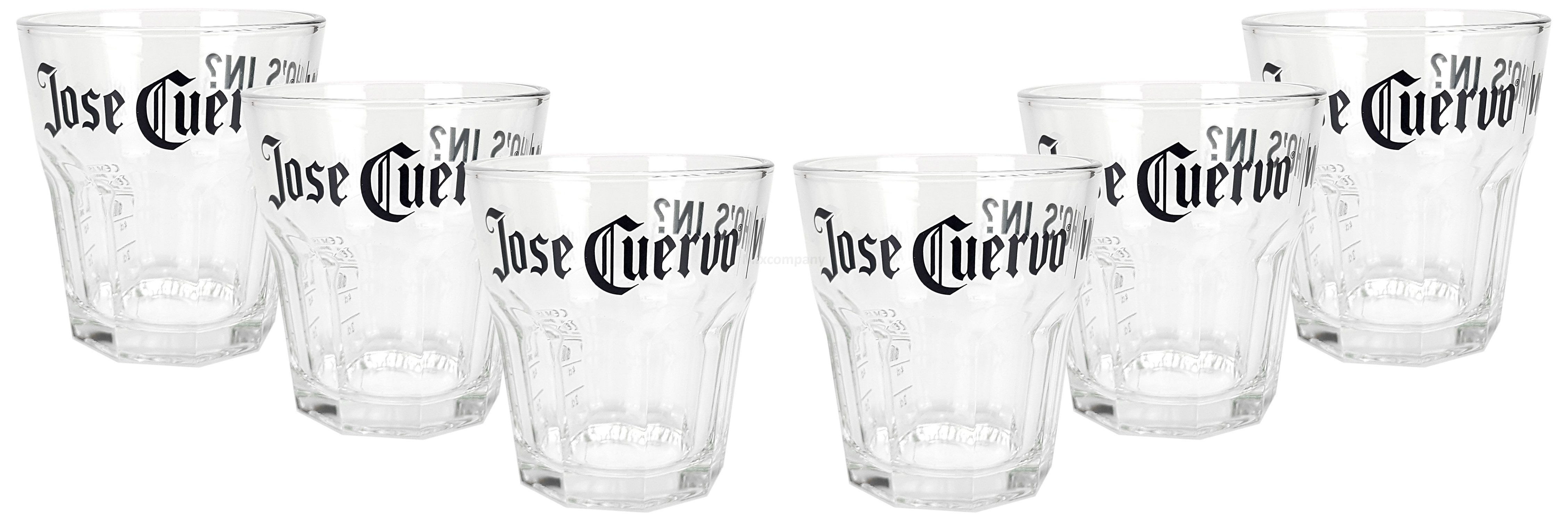 CL Стекло-Set Jose Cuervo Tumbler Glas Стекло Set - 6x Tumblergläser 2/4cl geeich