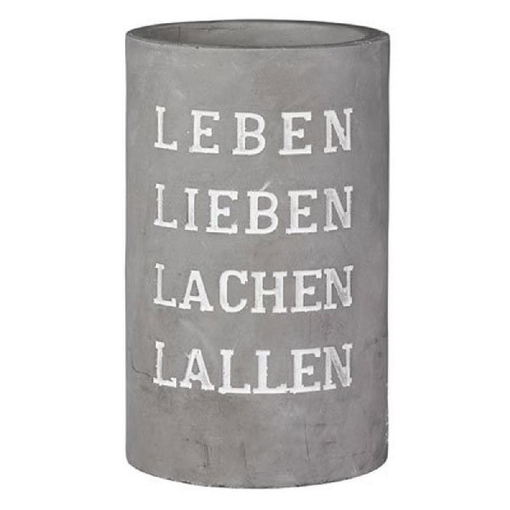 Räder Wein- und Sektkühler Design Weinkühler Poesie et Table Leben Lieben Lachen Lallen